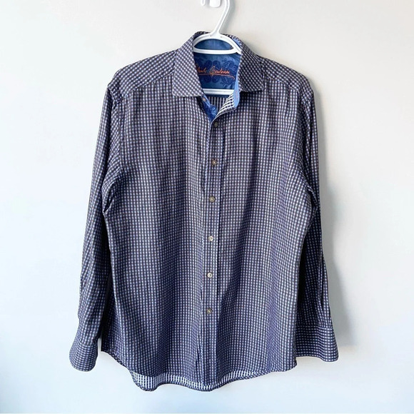 Robert  Graham Knowledge Wisdom Truth Plaid Button Down Shirt Long Sleeve - Picture 1 of 16